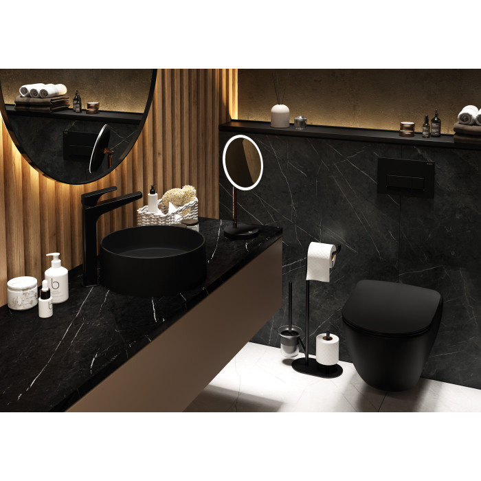 Deante Інсталяційна система Peonia 6 в 1, чорна (CDENNZPW)