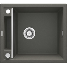 Мийка кухонна Deante Magnetic, граніт, квадрат, без крила, 560х500х219мм, чаша - 1, врізна, антрацит (ZRM_T103)