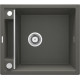Мийка кухонна Deante Magnetic, граніт, квадрат, без крила, 560х500х219мм, чаша - 1, врізна, антрацит (ZRM_T103)