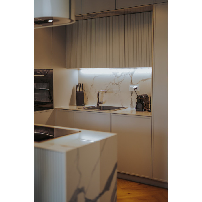 Мийка кухонна Deante Magnetic, граніт, квадрат, без крила, 560х500х219мм, чаша - 1, врізна, сірий (ZRM_S103)