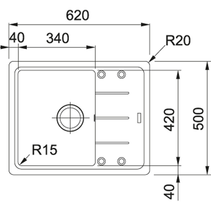 Franke BASIS BFG 611-62 [114.0272.595] (1140272595)