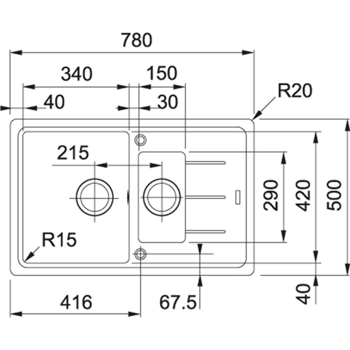 Franke Basis BFG 651-78 [114.0272.603] (1140272603)