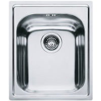Franke Мийка кухонна Armonia, нерж.сталь, прямокутник, без крила, 420х500х190мм, чаша - 1, накладна, AMX 610, нерж поліров. (1010381770)