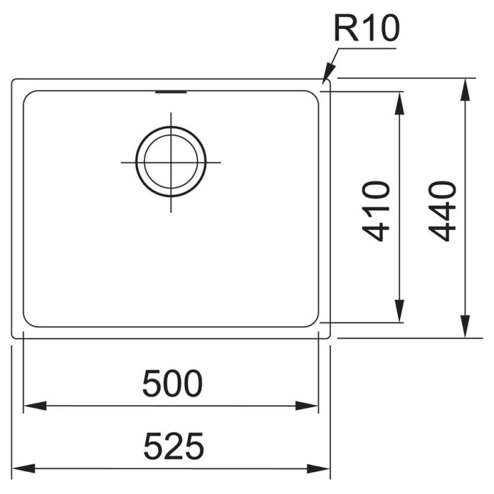 Franke SIRIUS SID 110-50 (1250395602)