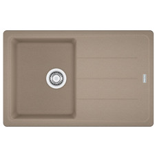 Franke Basis BFG 611-78 [Мийка кухонна Basis, фраграніт, прямокутник, з крилом, 780х500х200мм, чаша - 1, накладна, BFG 611-78, мигдаль] (1140306793)
