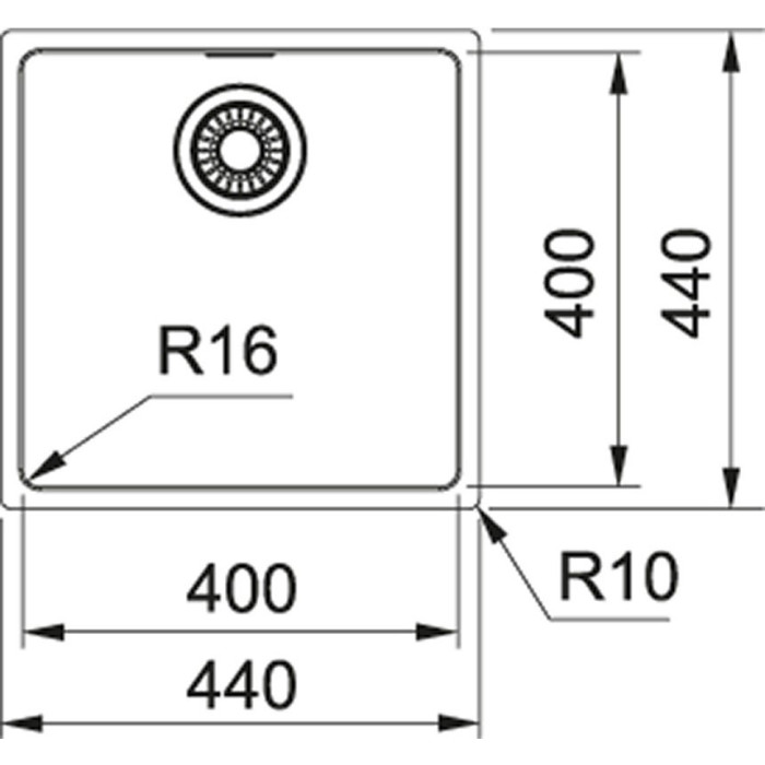 Franke Кухонна мийка Maris MRX 110-40/122.0598.646/нержав.сталь полірована (1220598646)