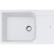 Мийка кухонна Franke Urban, фраграніт, прямокутник, з крилом, 780х500х220мм, чаша - 1, накладна, UBG 611-78 XL, білий (1140701801)
