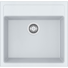 Мийка кухонна Franke Sirius тектонайт, прямокут., без крила, 560х530х200мм, чаша - 1, врізна, білий (1430691510)