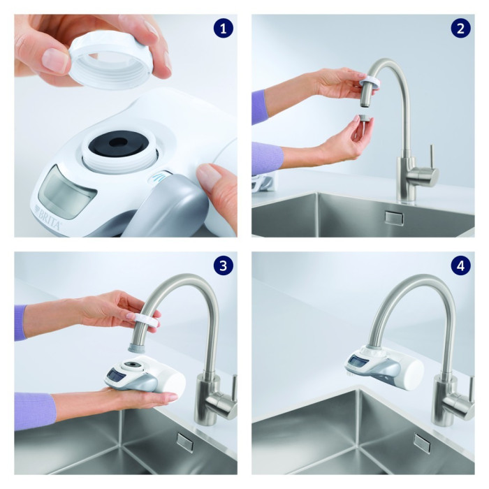 Brita Фільтр проточний ON TAP V System, 4 ступені фільтрації, монтаж на кран. (1052068)