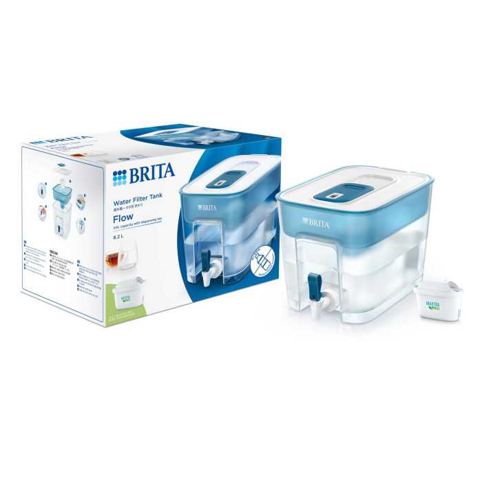 Brita Фільтр для води Flow Memo MXPro 8.2л (5.2л очищеної води) синій (1052805)