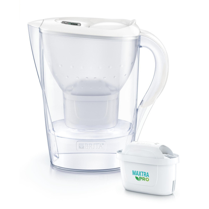 Brita Фільтр-глечик Marella XL Memo MXPro 3.5л (2л очищеної води) + 3 картриджа білий (1052782)