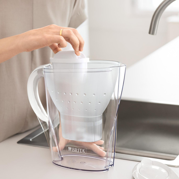 Brita Фільтр-глечик Marella XL Memo MXPro 3.5л (2л очищеної води) + 3 картриджа білий (1052782)