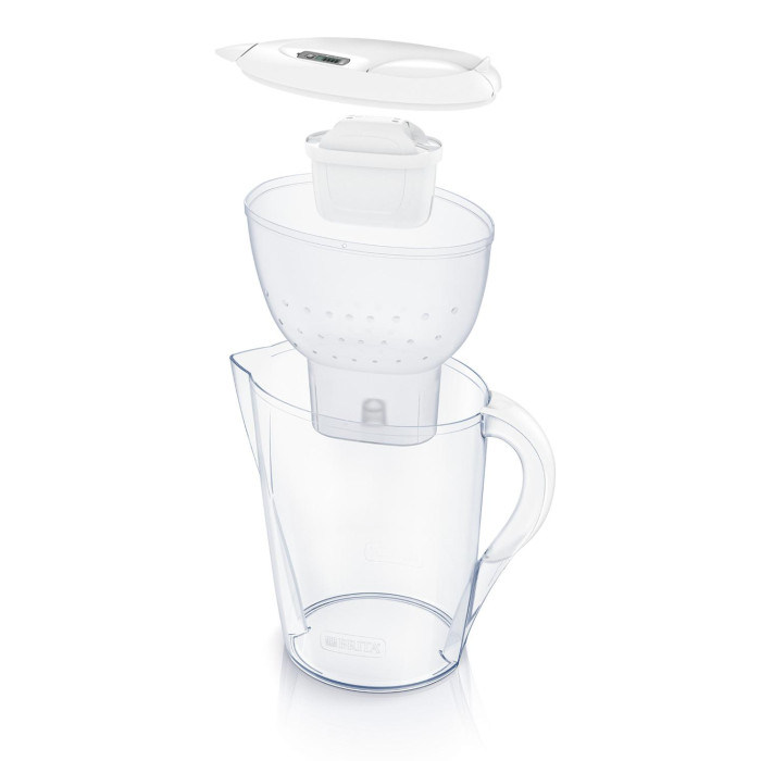 Brita Фільтр-глечик Marella XL Memo MXPro 3.5л (2л очищеної води) + 3 картриджа білий (1052782)