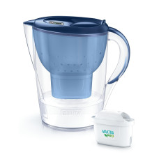 Brita Фільтр-глечик Marella XL Memo MXPro 3.5л (2л очищеної води) + 2 картриджа синій (1052786)
