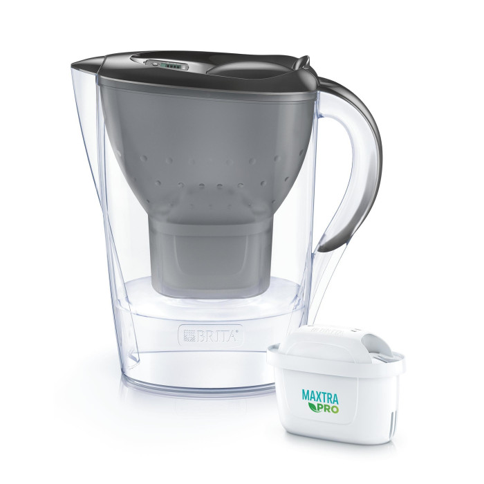 Brita Фільтр-глечик Marella Memo MXPro 2.4л (1.4л очищеної води) + 3 картриджа графіт (1052796)