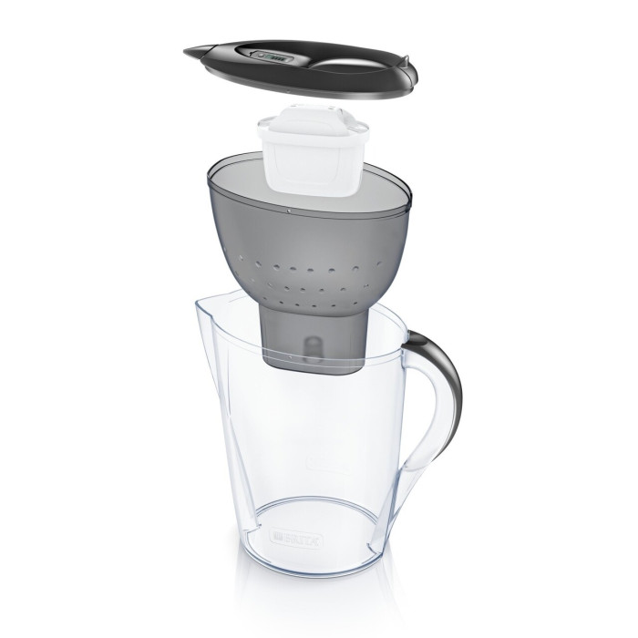 Brita Фільтр-глечик Marella Memo MXPro 2.4л (1.4л очищеної води) + 3 картриджа графіт (1052796)