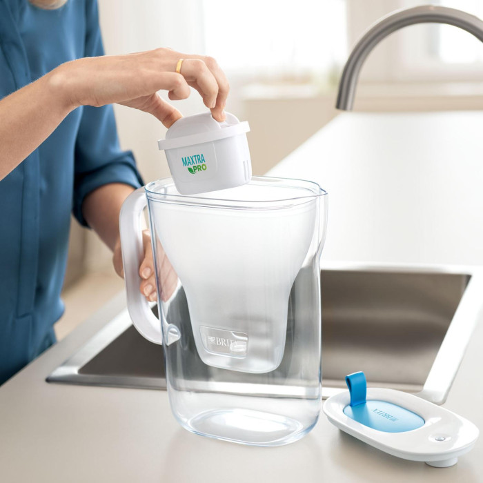 Brita Фільтр-глечик Style LED MXPro 2.4л (1.4л очищеної води) синій (1052807)