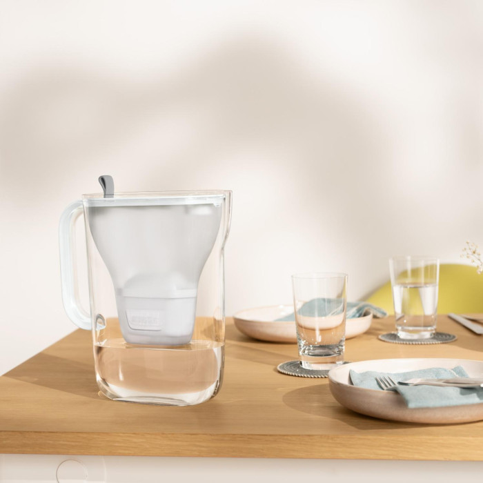 Brita Фільтр-глечик Style LED MXPro 2.4л (1.4л очищеної води) сірий (1052809)