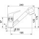 Franke Змішувач Novara-Plus Pull Out /115.0470.666/ (1150470666)