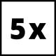 Фільтр поролоновий Einhell для пилососів SACL, 5 шт (2351134)