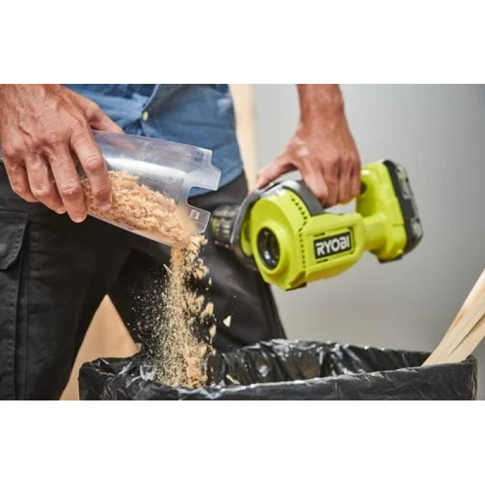 Ryobi Пилосос професійний акумуляторний RHV18-0, 18В ONE+, 34аВт, контейнер 0.6л, HEPA 11, без АКБ та ЗП (5133005655)
