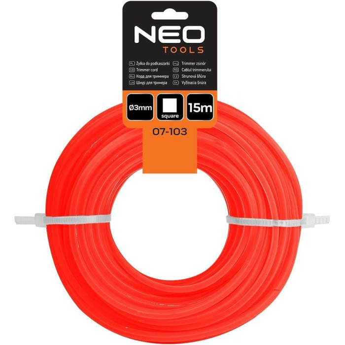 Ліска косильна Neo Tools 3мм 15м (07-103)