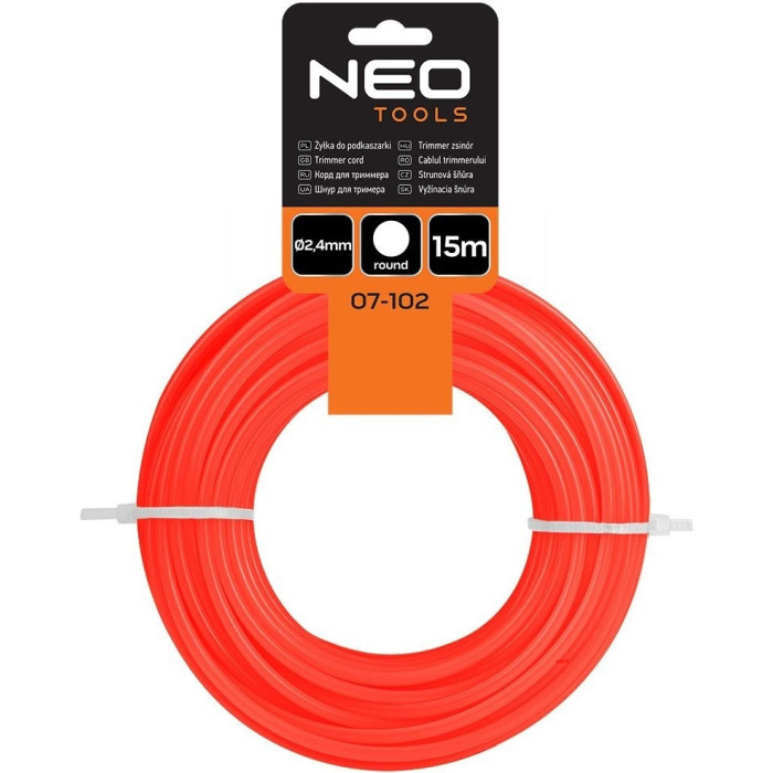 Ліска косильна Neo Tools 2.4мм 15м (07-102)
