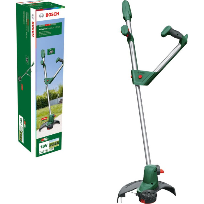 Тример садовий акумуляторний Bosch UniversalGrassCut 18V-26 26см 2.3кг (без АКБ та ЗП) (06008C1D04)
