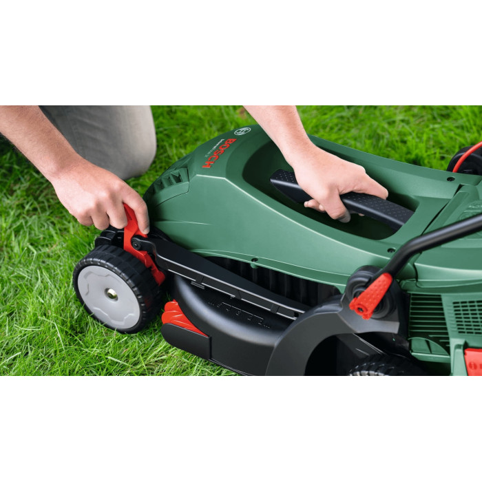 Газонокосарка мережева Bosch UniversalRotak 37-555 1400Вт 37см 40л 27-50мм 15.5кг (06008A6501)