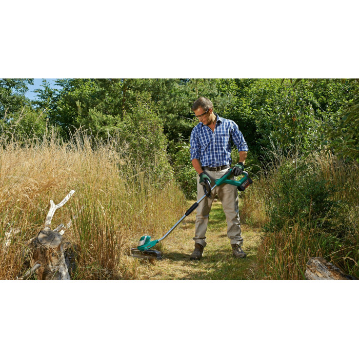 Тример садовий акумуляторний Bosch AdvancedGrassCut 36 36В 30см 1x2А·год ЗП AL3620CV 4.1кг (0600878N03)