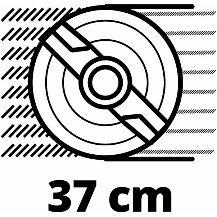 Акумуляторна газонокосарка Einhell GE-CM 36/37 Li Solo, без акб і з/п (3413172)