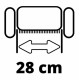 Einhell Аератор-скарифікатор акумуляторний GC-SC 18/28 Li-Solo 18В 28см ножи 12шт 6.65кг (без АКБ та ЗП) (3420604)