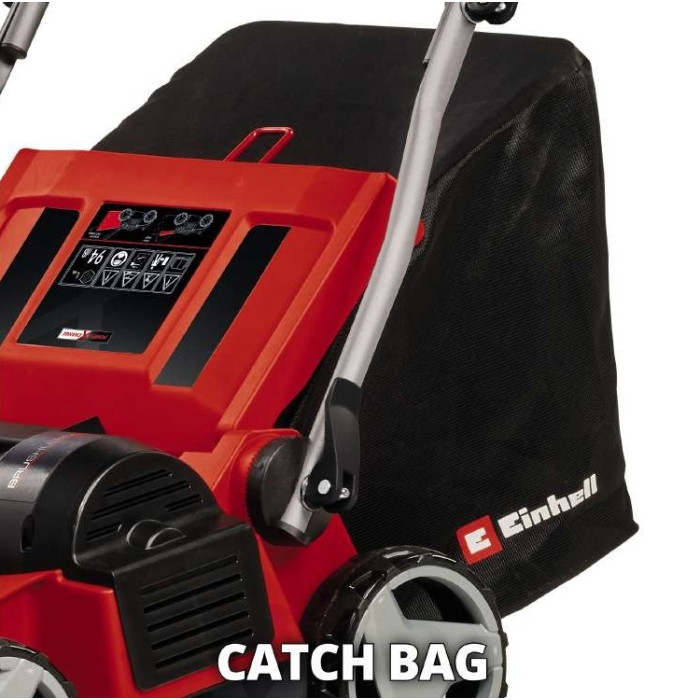 Einhell Аератор-скарифікатор акумуляторний GE-SA 36/35 Li - Solo 36В 35см безщітковий ножи 16шт 11.31кг (без АКБ та ЗП) (3420685)