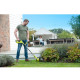 Ryobi Тример садовий гібридний ONE+ RLT1831H20F 18В/220В Hybrid 25-30см 1х2А·год телескоп.штанга регулювання кута нахилу 2.8кг (5133003710)