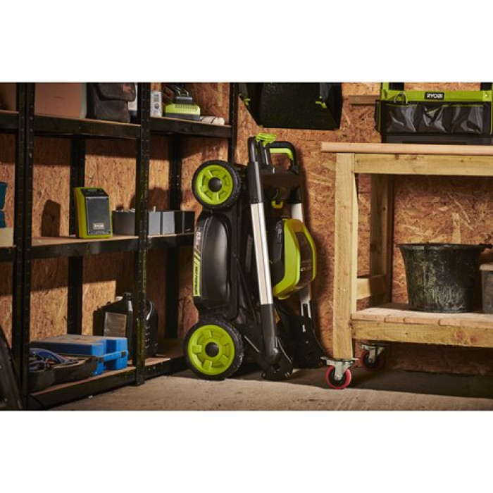 Ryobi Газонокосарка акумуляторна RY36LMXSP53A-160 самохідна MAX POWER 36В акб 1х6А·год дека 53см 70л 20-100мм 3в1 LED-фари до 3200м.кв (5133005802)