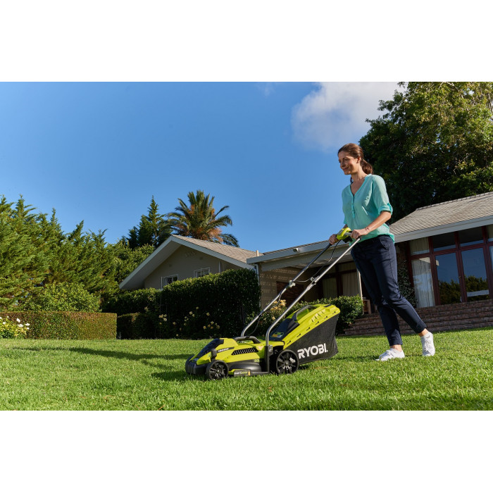 Ryobi Газонокосарка RLM13E33S 1300Вт 33см 35л 20-60мм EasyEdge 9кг (5133002343)