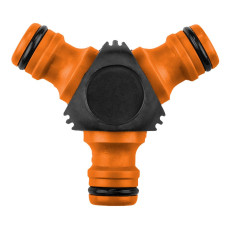 Neo Tools Конектор-трійник для шланга 1/2"-3/4", двокомпонентний (15-744)