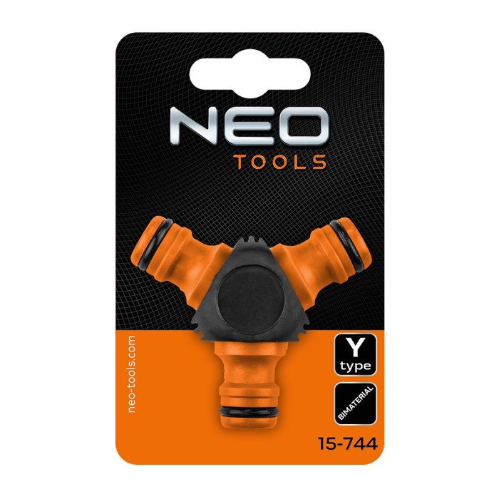 Neo Tools Конектор-трійник для шланга 1/2