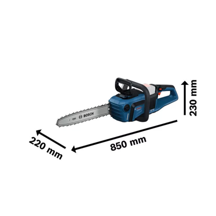 Пила ланцюгова акумуляторна Bosch GKE 18V-4018В шина 40см 3.7кг без АКБ та ЗП (06008D3000)