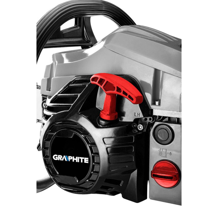Пила ланцюгова бензинова GRAPHITE 40/45см 2кВт/2.7л.с. 52см3 5.53кг (58G954)