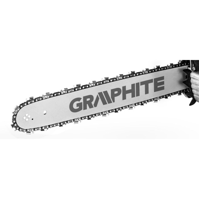 Пила ланцюгова бензинова GRAPHITE 40/45см 2кВт/2.7л.с. 52см3 5.53кг (58G954)