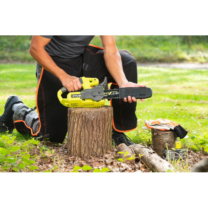 Ryobi Пила ланцюгова акумуляторна ONE+ RY18CS20A-125 18В акб 1х2.5А·год ЗП 20см 2.3кг (5133005415)