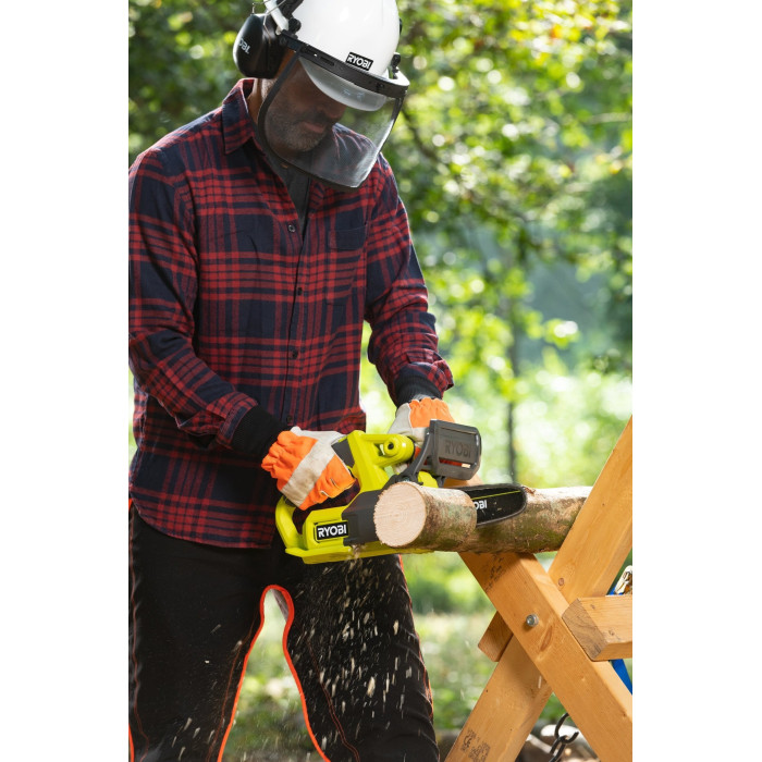 Ryobi Пила ланцюгова акумуляторна ONE+ RY18CS20A-125 18В акб 1х2.5А·год ЗП 20см 2.3кг (5133005415)