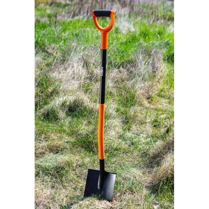 Neo Tools Лопата штикова, руків'я металеве D-подібне, 125см, 2.28кг (95-008)