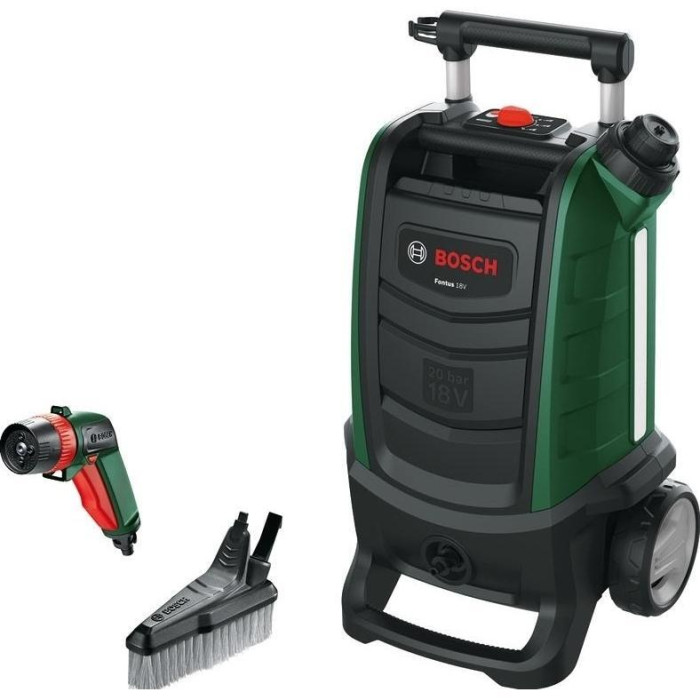 Мінімийка акумуляторна Bosch Fontus 18V 18В20бар 386л/год 7.5кг без АКБ і ЗП (06008B6102)