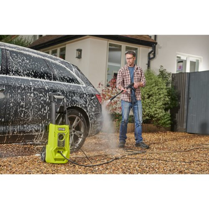 Ryobi Мінімийка високого тиску RY120PWA 1600Вт 120бар 420л/год шланг 5м 8.14кг (5133005367)