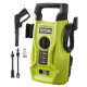 Ryobi Мінімийка високого тиску RY100PWA 1400Вт 100бар 390л/год шланг 5м 5.6кг (5133005363)