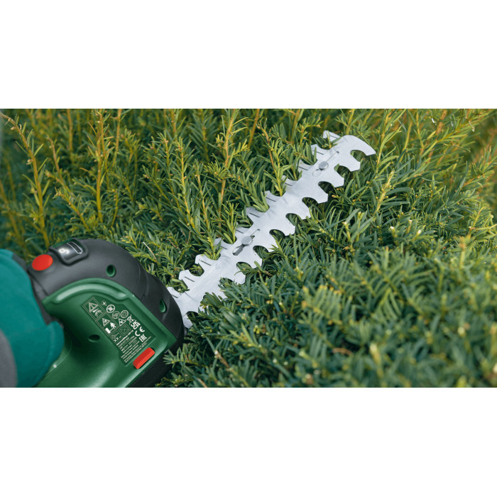 Ножиці для трави акумуляторні Bosch AdvancedShear 18V-10+ насадка кущоріз 10/20см крок різу 8мм 1xPBA 2.0Ah 2.45кг (0600857000)