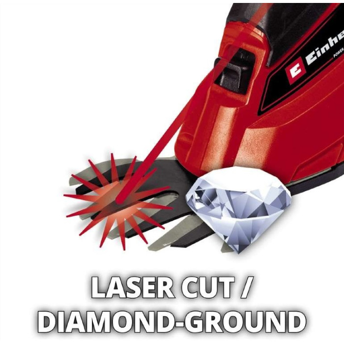 Einhell Ножиці для трави акум Einhell GE-CG 18/1 Li-Solo, PXC, леза 100 мм, 0.65 кг (без АКБ і ЗП) (3410382)