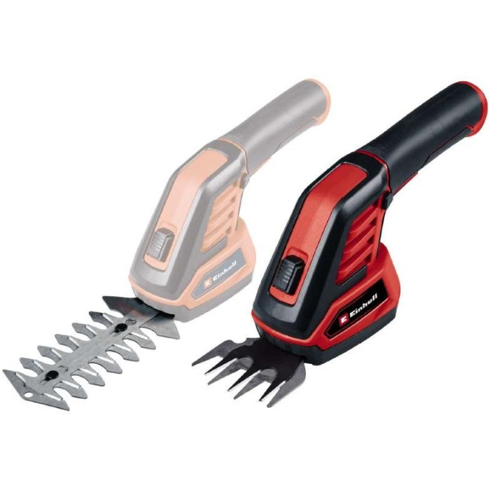 Einhell Ножиці для трави акумуляторні GC-CG 3,6/70 Li WT, 3.6В 2 Аг, 70/110мм, крок різу 8мм, 0.8кг (3410365)